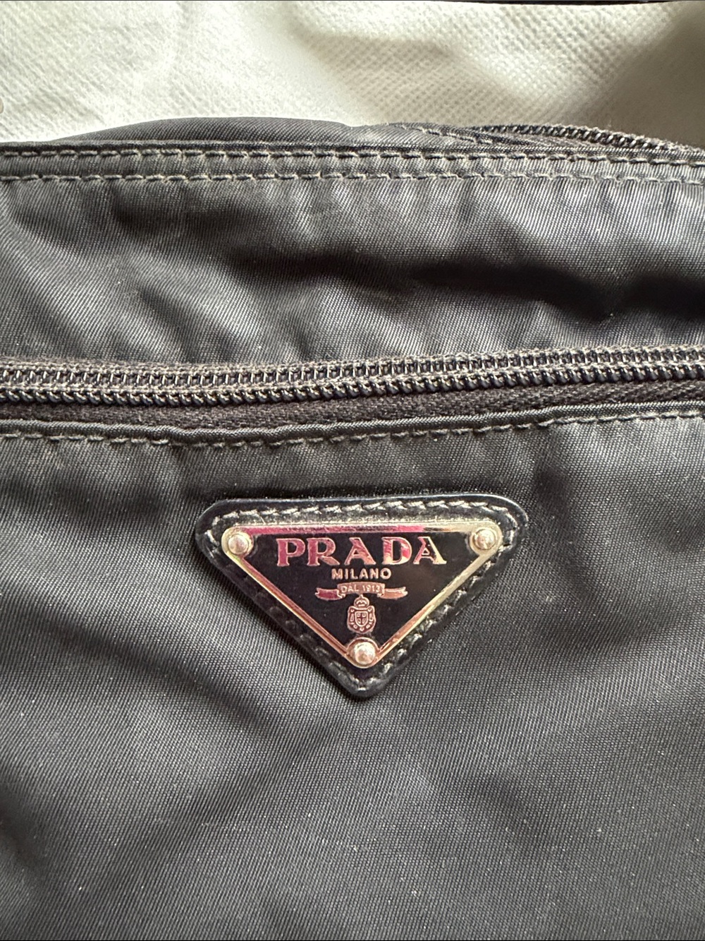 Prada Black Nylon Messenger Crossbody with Adjustable Strap - Picture 3 of 8